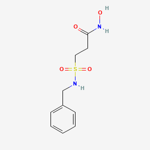 molecular formula C10H14N2O4S B14192094 3-(Benzylsulfamoyl)-N-hydroxypropanamide CAS No. 919996-76-2