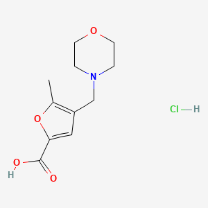 B1419210 5-Methyl-4-morpholin-4-ylmethyl-furan-2-carboxylic acid hydrochloride CAS No. 1185294-53-4