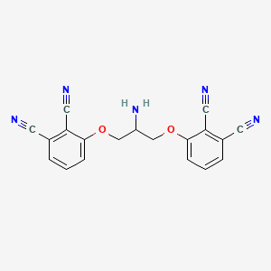 3,3'-[(2-Aminopropane-1,3-diyl)bis(oxy)]di(benzene-1,2-dicarbonitrile)