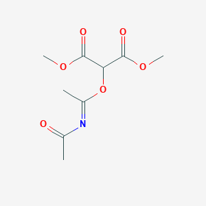 molecular formula C9H13NO6 B14192131 Dimethyl {[(1E)-N-acetylethanimidoyl]oxy}propanedioate CAS No. 917598-69-7