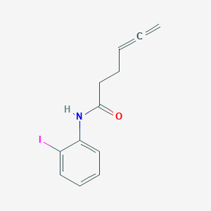 N-(2-Iodophenyl)hexa-4,5-dienamide