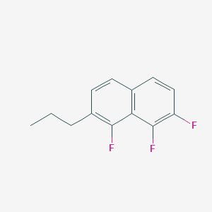 1,2,8-Trifluoro-7-propylnaphthalene