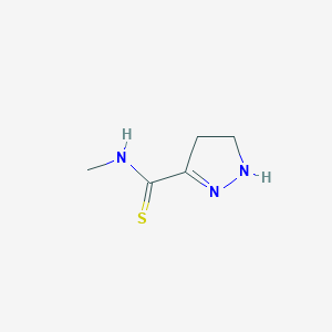 N-Methyl-4,5-dihydro-1H-pyrazole-3-carbothioamide