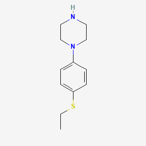 molecular formula C12H18N2S B14192177 1-(4-Ethylsulfanylphenyl)piperazine CAS No. 918884-36-3