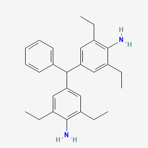 molecular formula C27H34N2 B14192229 4,4'-(Phenylmethylene)bis(2,6-diethylaniline) CAS No. 863778-72-7