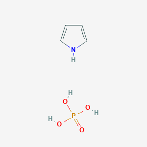 molecular formula C4H8NO4P B14192232 Phosphoric acid--1H-pyrrole (1/1) CAS No. 847142-42-1