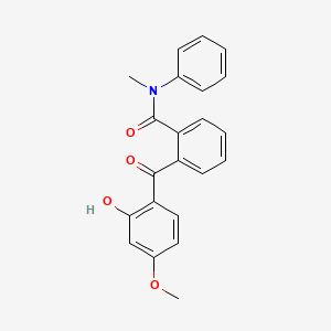 molecular formula C22H19NO4 B14192239 2-(2-Hydroxy-4-methoxybenzoyl)-N-methyl-N-phenylbenzamide CAS No. 922728-74-3