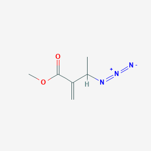 molecular formula C6H9N3O2 B14192244 Methyl 3-azido-2-methylidenebutanoate CAS No. 918156-02-2