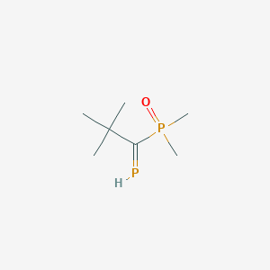 (2,2-Dimethyl-1-phosphanylidenepropyl)(dimethyl)oxo-lambda~5~-phosphane