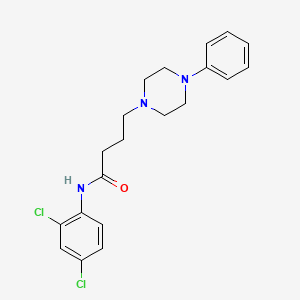 N-(2,4-dichlorophenyl)-4-(4-phenylpiperazin-1-yl)butanamide