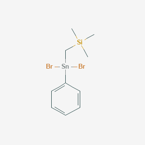 molecular formula C10H16Br2SiSn B14192310 {[Dibromo(phenyl)stannyl]methyl}(trimethyl)silane CAS No. 868071-33-4