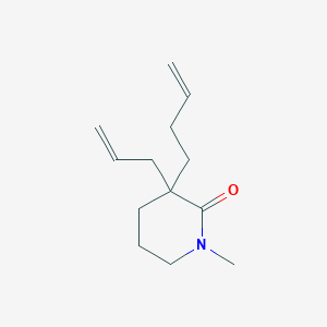 molecular formula C13H21NO B14192335 3-(But-3-en-1-yl)-1-methyl-3-(prop-2-en-1-yl)piperidin-2-one CAS No. 922171-11-7