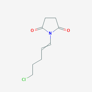 1-(5-Chloropent-1-en-1-yl)pyrrolidine-2,5-dione