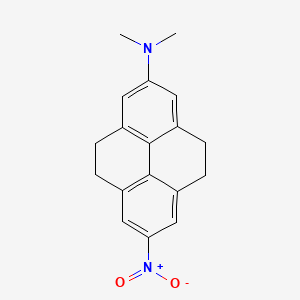 N,N-Dimethyl-7-nitro-4,5,9,10-tetrahydropyren-2-amine