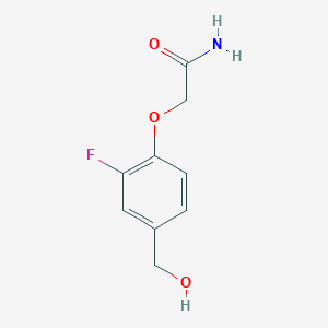 2-[2-Fluoro-4-(hydroxymethyl)phenoxy]acetamide