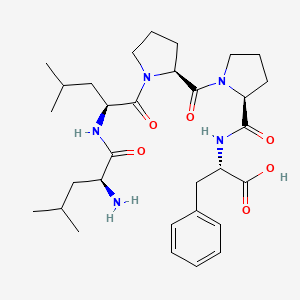 molecular formula C31H47N5O6 B14192387 L-Leucyl-L-leucyl-L-prolyl-L-prolyl-L-phenylalanine CAS No. 832731-15-4