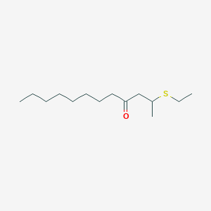 2-(Ethylsulfanyl)dodecan-4-one