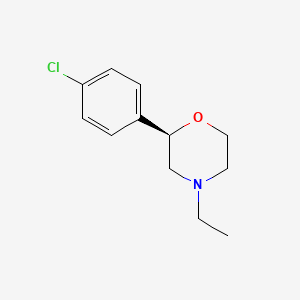 (2R)-2-(4-Chlorophenyl)-4-ethylmorpholine