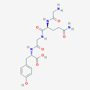 molecular formula C18H25N5O7 B14192516 Glycyl-L-glutaminylglycyl-L-tyrosine CAS No. 857289-05-5