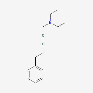 2-Pentyn-1-amine, N,N-diethyl-5-phenyl-