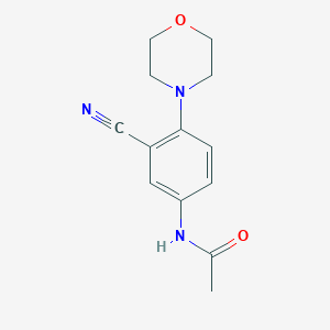 N-[3-Cyano-4-(morpholin-4-yl)phenyl]acetamide