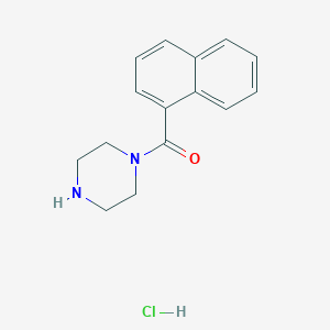 molecular formula C15H17ClN2O B1419256 1-(1-萘甲酰)哌嗪盐酸盐 CAS No. 1093390-64-7