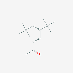 molecular formula C14H24O B14192573 5-Tert-butyl-7,7-dimethylocta-3,5-dien-2-one CAS No. 919516-42-0