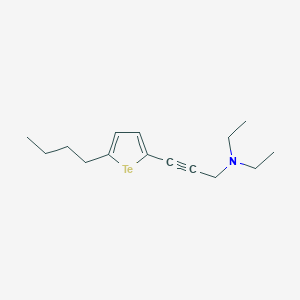 3-(5-Butyltellurophen-2-yl)-N,N-diethylprop-2-yn-1-amine