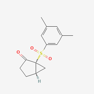 (1R,5R)-1-(3,5-Dimethylbenzene-1-sulfonyl)bicyclo[3.1.0]hexan-2-one