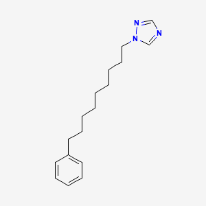 molecular formula C17H25N3 B14192596 1-(9-Phenylnonyl)-1H-1,2,4-triazole CAS No. 919800-85-4