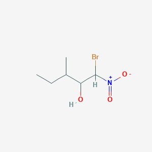 molecular formula C6H12BrNO3 B14192603 1-Bromo-3-methyl-1-nitropentan-2-ol CAS No. 923021-44-7