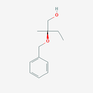 molecular formula C12H18O2 B14192608 (2R)-2-(Benzyloxy)-2-methylbutan-1-ol CAS No. 919110-88-6