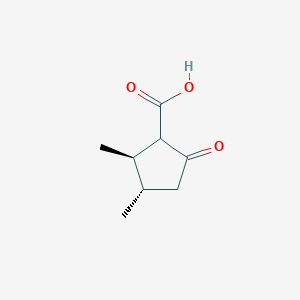 (2R,3S)-2,3-dimethyl-5-oxocyclopentane-1-carboxylic acid