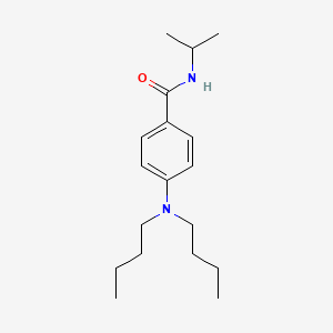 4-(Dibutylamino)-N-(propan-2-yl)benzamide