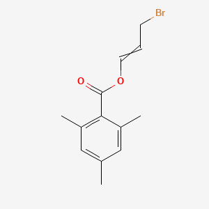 molecular formula C13H15BrO2 B14192634 3-Bromoprop-1-en-1-yl 2,4,6-trimethylbenzoate CAS No. 918971-09-2