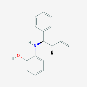 2-{[(1R,2S)-2-Methyl-1-phenylbut-3-en-1-yl]amino}phenol