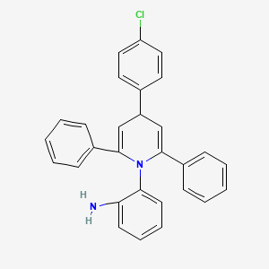 molecular formula C29H23ClN2 B14192640 2-[4-(4-Chlorophenyl)-2,6-diphenylpyridin-1(4H)-yl]aniline CAS No. 917804-85-4