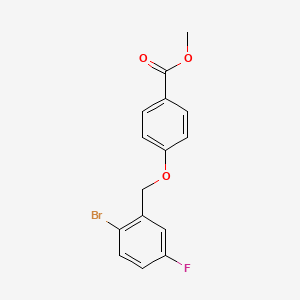 Methyl 4-[(2-bromo-5-fluorophenyl)methoxy]benzoate