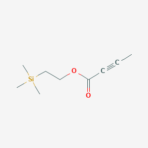 molecular formula C9H16O2Si B14192655 2-Butynoic acid, 2-(trimethylsilyl)ethyl ester CAS No. 851590-91-5