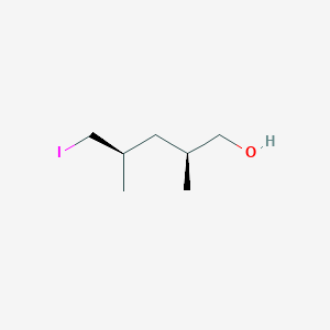 molecular formula C7H15IO B14192656 (2S,4R)-5-iodo-2,4-dimethylpentan-1-ol CAS No. 913183-57-0