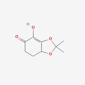 4-Hydroxy-2,2-dimethyl-7,7a-dihydro-2H-1,3-benzodioxol-5(6H)-one