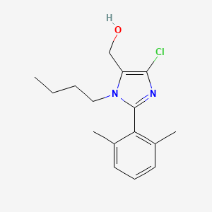 molecular formula C16H21ClN2O B14192670 [1-Butyl-4-chloro-2-(2,6-dimethylphenyl)-1H-imidazol-5-yl]methanol CAS No. 832155-02-9