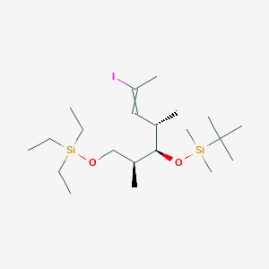 (5R,6S)-9,9-Diethyl-5-[(2S)-4-iodopent-3-en-2-yl]-2,2,3,3,6-pentamethyl-4,8-dioxa-3,9-disilaundecane