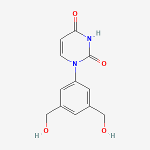 1-[3,5-Bis(hydroxymethyl)phenyl]pyrimidine-2,4-dione