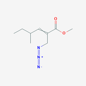 molecular formula C9H15N3O2 B14192694 Methyl 2-(azidomethyl)-4-methylhex-2-enoate CAS No. 918156-01-1