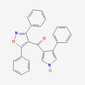 Methanone, (3,5-diphenyl-4-isoxazolyl)(4-phenyl-1H-pyrrol-3-yl)-