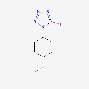 molecular formula C9H15IN4 B14192755 1-(4-Ethylcyclohexyl)-5-iodo-1H-tetrazole CAS No. 919097-93-1