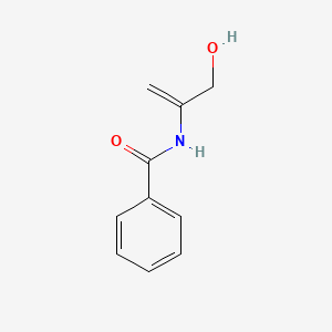 molecular formula C10H11NO2 B14192763 N-(3-hydroxyprop-1-en-2-yl)benzamide CAS No. 856571-74-9