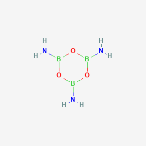 molecular formula B3H6N3O3 B14192769 1,3,5,2,4,6-Trioxatriborinane-2,4,6-triamine CAS No. 856311-42-7