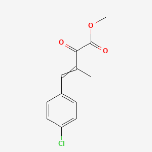 Methyl 4-(4-chlorophenyl)-3-methyl-2-oxobut-3-enoate